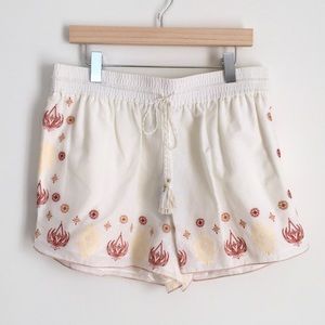 NWT Rachel Zoe Silk Stephanie Embroidered Short S